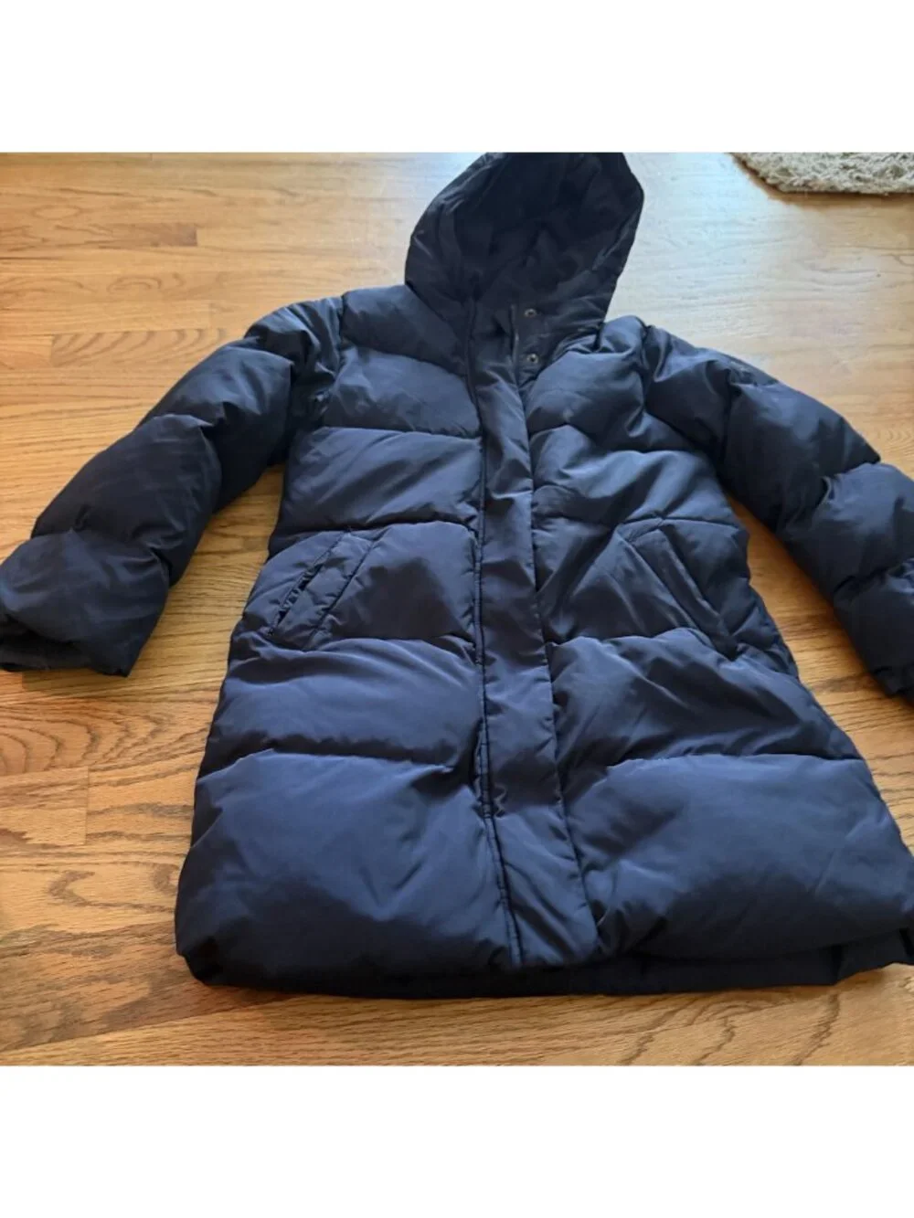 GAP YOUTH GIRLS OR BOYS SIZE MEDIUM 8 LONG HOODED PUFFER COAT